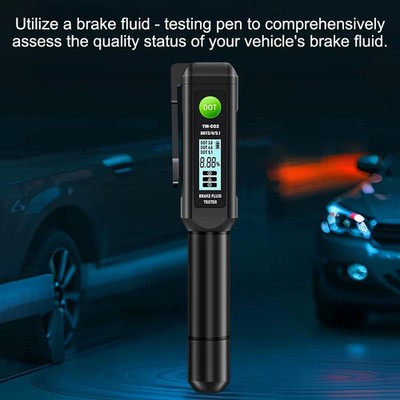 Digital Brake Fluid Tester DOT3 DOT4 DOT5.1 Car Oil Water Content Detector High