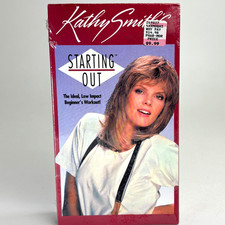 Kathy Smith Workout Beginner Fitness/Exercise Video Sealed VHS Tape Vintage 1987