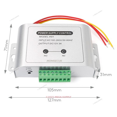 HOMSECUR Weatherproof IP66 APP WIFI Password RFID Access Control Anti-Tamper - Picture 8 of 13