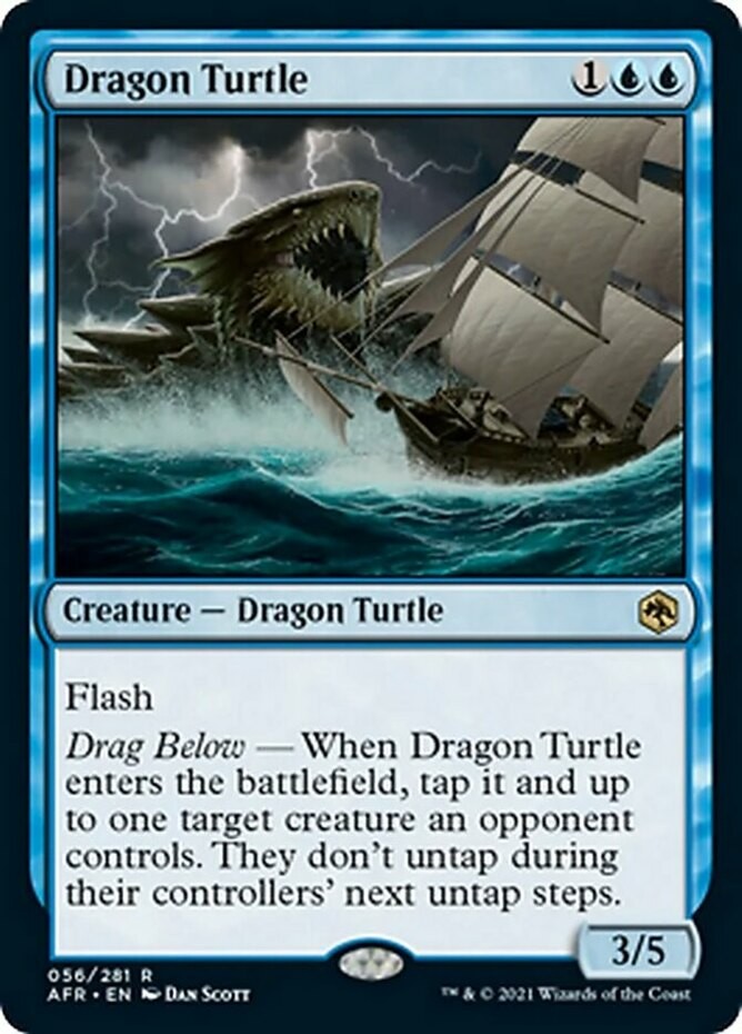 x1 Dragon Turtle R MTG Adventures in the Forgotten Realms M/NM, English