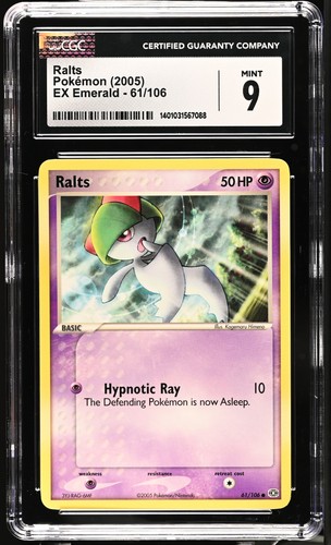 Ralts graded CGC 9 for sale on eBay