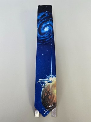 Star Trek Tie Vintage '91 Ralph Marlin Original Made in USA New w/ Cardboard 