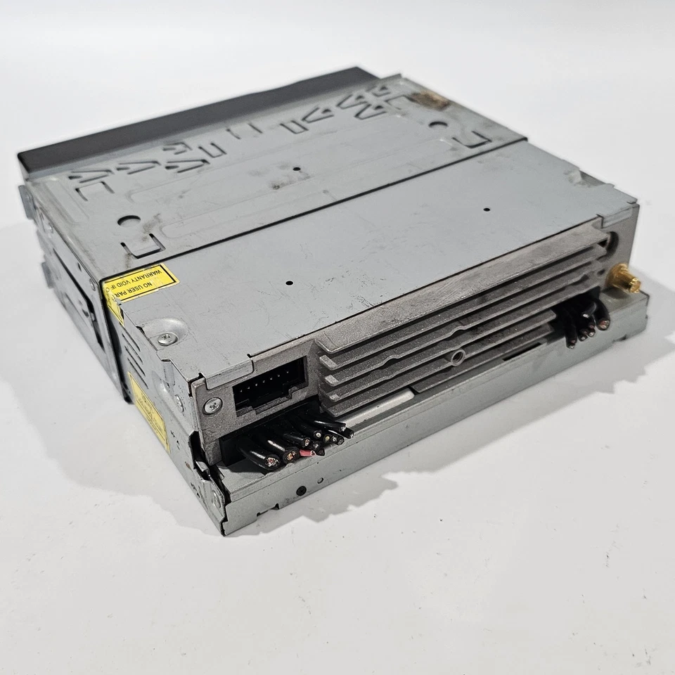 Jensen VM9414 In Dash DVD Reciever Single Din Flip Out Cut Cables UNTESTED AS IS - Image 4 of 4