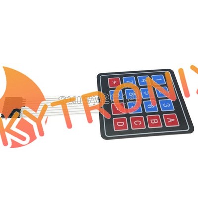 4 x 4 Matrix Array 16 Key Membrane Switch Keypad Keyboard for Arduino/AVR/PI C