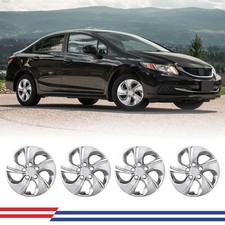 Set Of 4 15 Hubcaps Wheel Rims Cover For 2013-2015 Honda Civic Sedan Bolt-on Set Of 4 15 Hubcaps Wheel Rims Cover For 2013-2015 Honda Civic Sedan Bolt-on