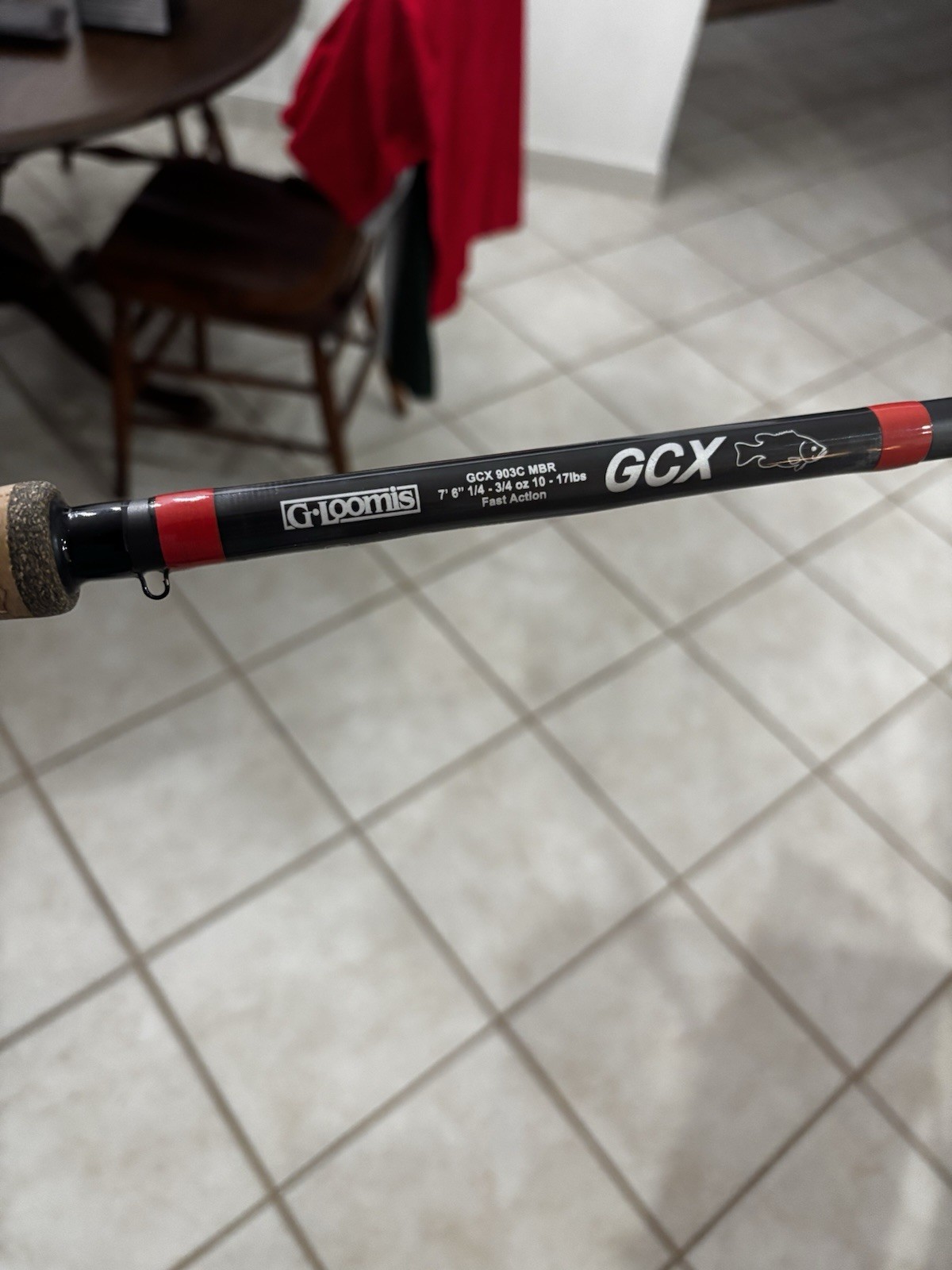 G. Loomis GCX 903C MBR Casting Rod 7'6" Fast Action