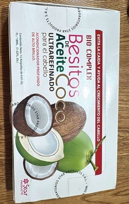 12 Ampoulles Bioactivo Bio Complex High Shine Hair Conditioner Coconut Oil