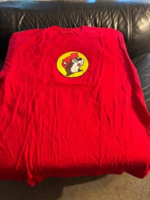 Buc-ee's Iconic logo t shirt RED Small  MInt condition no cracks bucees