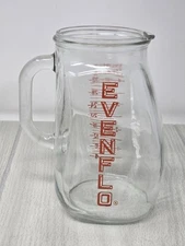 Vintage Evenflo Glass Baby Formula Milk Jug Measuring Pitcher 4 Cup USA 1950’s