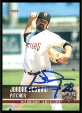 2017 Wisconsin Timber Rattlers JORDAN DESGUIN Signed Card autograph auto BREWERS
