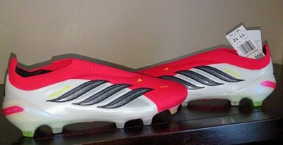 adidas Predator Elite LL FG Soccer Cleats White Red Men s Size 10.5 JS0407
