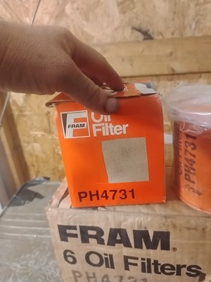 FRAM Oil Filters For Big Rig Truck Unopened Box Of Six Filters In Total