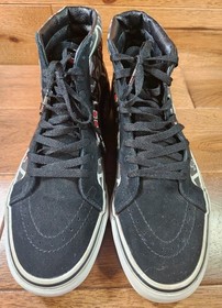 VANS Nintendo NES Controller "GAME OVER" High Top Lace Up Sneakers Men's Size 11