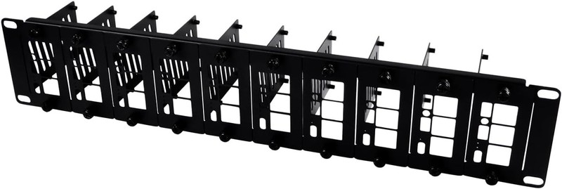 19 inch 2U Rack Mount for Raspberry Pi 5 4B 3B+ 3B, with Removable Front Bracket