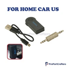 For Home Car Wireless Bluetooth Receiver 3.5mm AUX Audio Stereo Music Adapter US