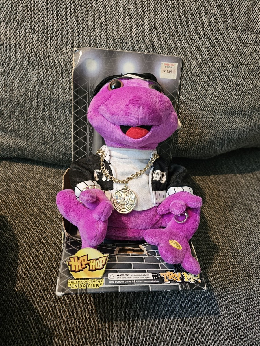 2005 Gemmy Frogz Hip-hop Dancing Frog 50 Cent in Da Club Rap