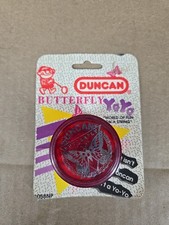 1994 94 Red Butterfly Yo-yo Duncan Yo Yo