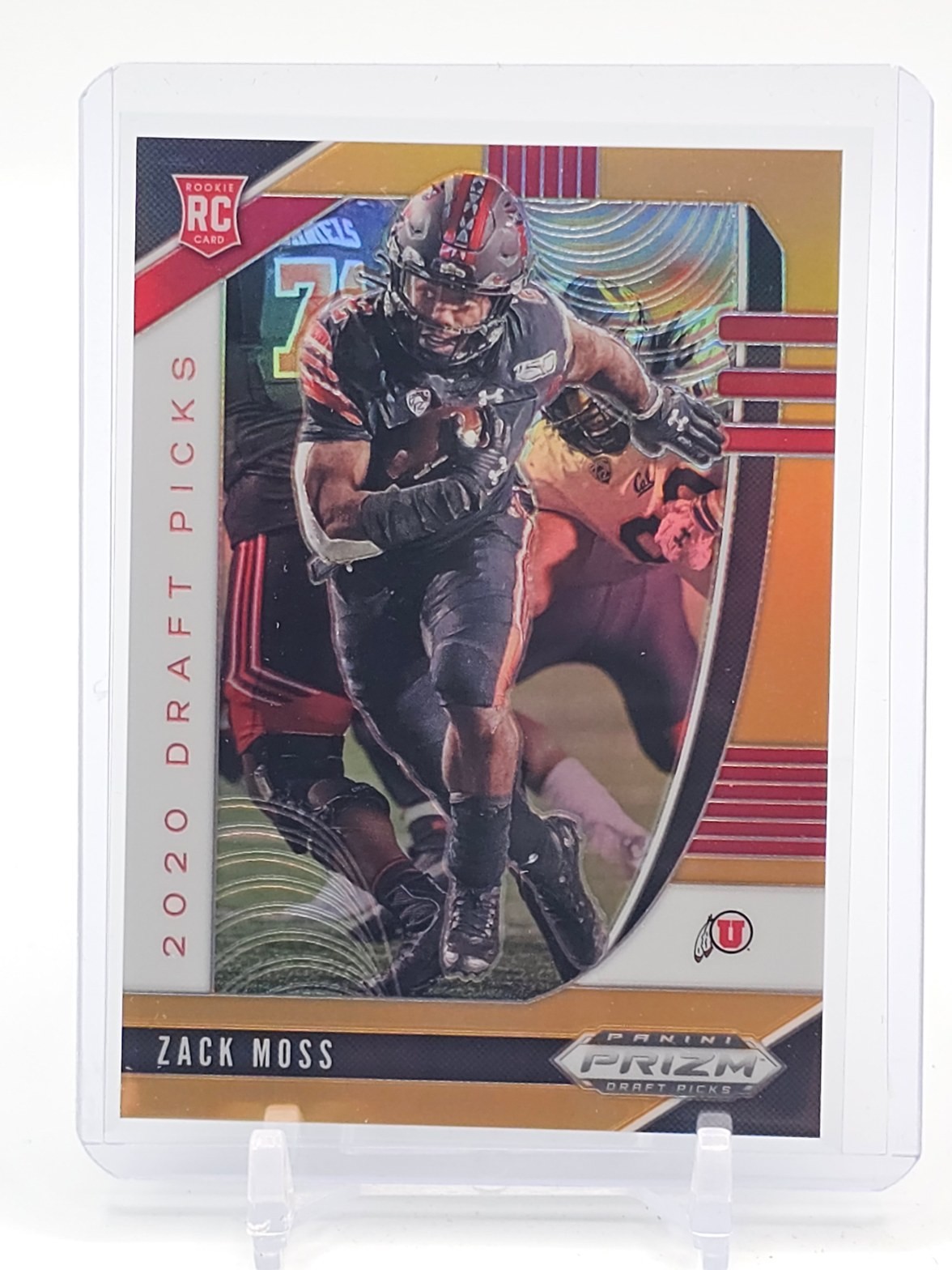 Zack Moss Panini Prizm Draft Picks #139 Neon Orange