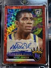 2025-26 Donruss Hardwood Kings Magic Johnson Red Variant Auto /25 #HWK-MGJ