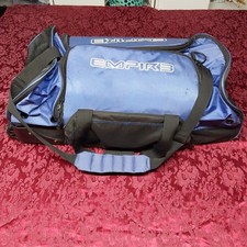 Empire Paintball Rolling Gear Bag Duffel Backpack Blue/Black Travel Case