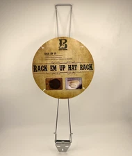 Boot Barn Rack Em Up Hat Rack for Western or Work Hats - New - ES41284