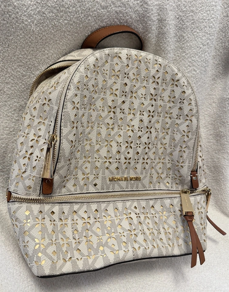 Michael Kors белый шикарный рюкзак - Изображение 4 из 4