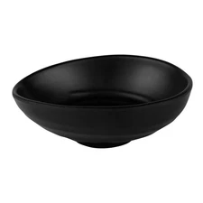 Elite Global Solutions JW1407-B Zen Black 14 Oz. Oval Bowl - 6 / CS