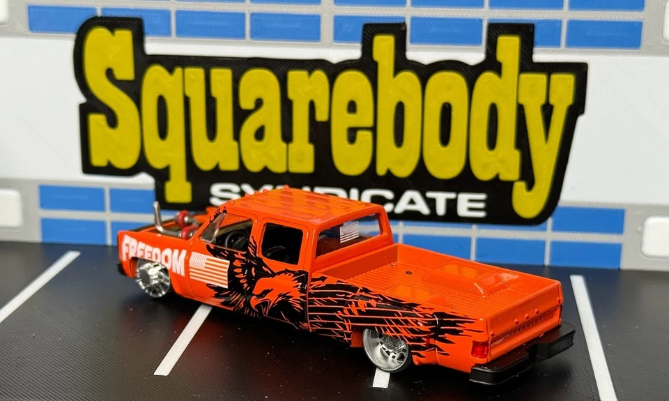 Custom M2 Machines GMC Chevrolet Cheyenne Super 30 Freedom 3d Resin Wheels - Image 3 of 4