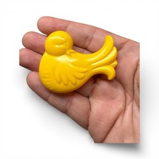 Vintage My Little Pony 1984 G1 Yellow Bird Hair Brush Hasbro 80s