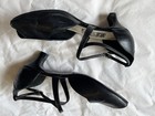 Leather Dance Shoes Size 9 Made In Argentina Women's Black — photo 1