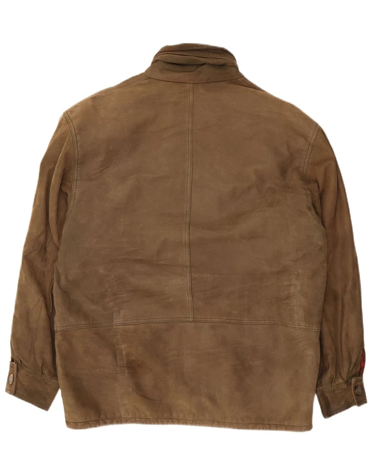 Chaqueta de cuero para hombre FORESTER IT 50 grande marrón AK01 Foto 2 de 3