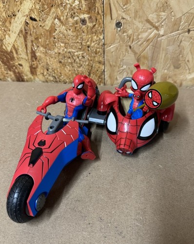 Disney Store Toybox Marvel Spider Man Bike Set Spider Ham Actionfigur Set