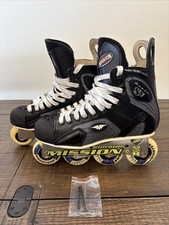 Mission Proto SV Violator Roller Blades Hockey Skates Adult Size 9D EUC