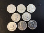 8.  B.U. Franklin half dollars 90% Silver
