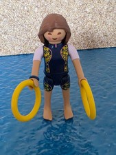 Playmobil 🚤 Figur 🚤Frau Taucherin mit Tauchringen Wassersport Sommer