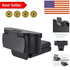 Privacy-Enhancing Webcam Cover for Logitech C920 Series - Sleek Black Design