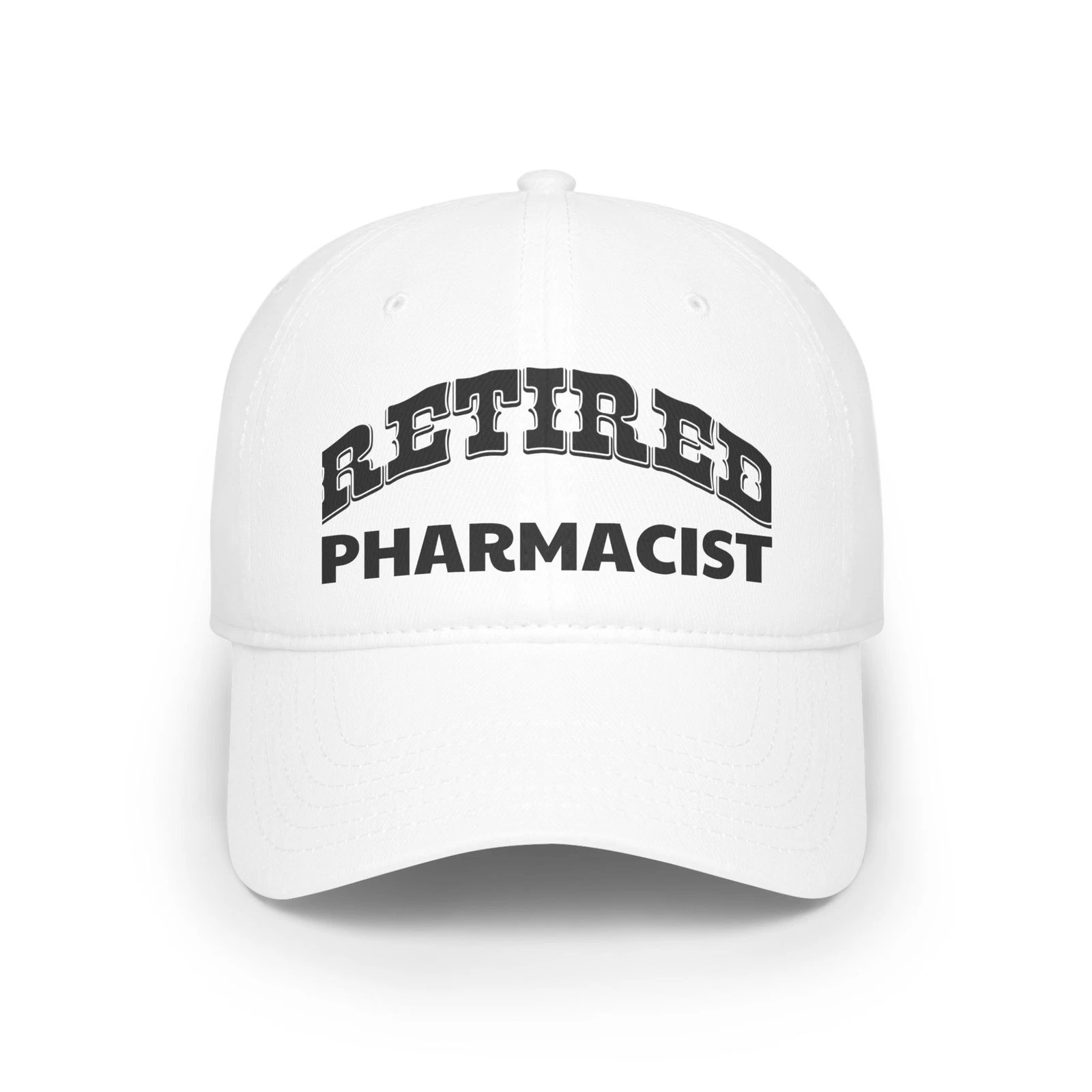 Retired Pharmacist Low Profile Baseball Cap