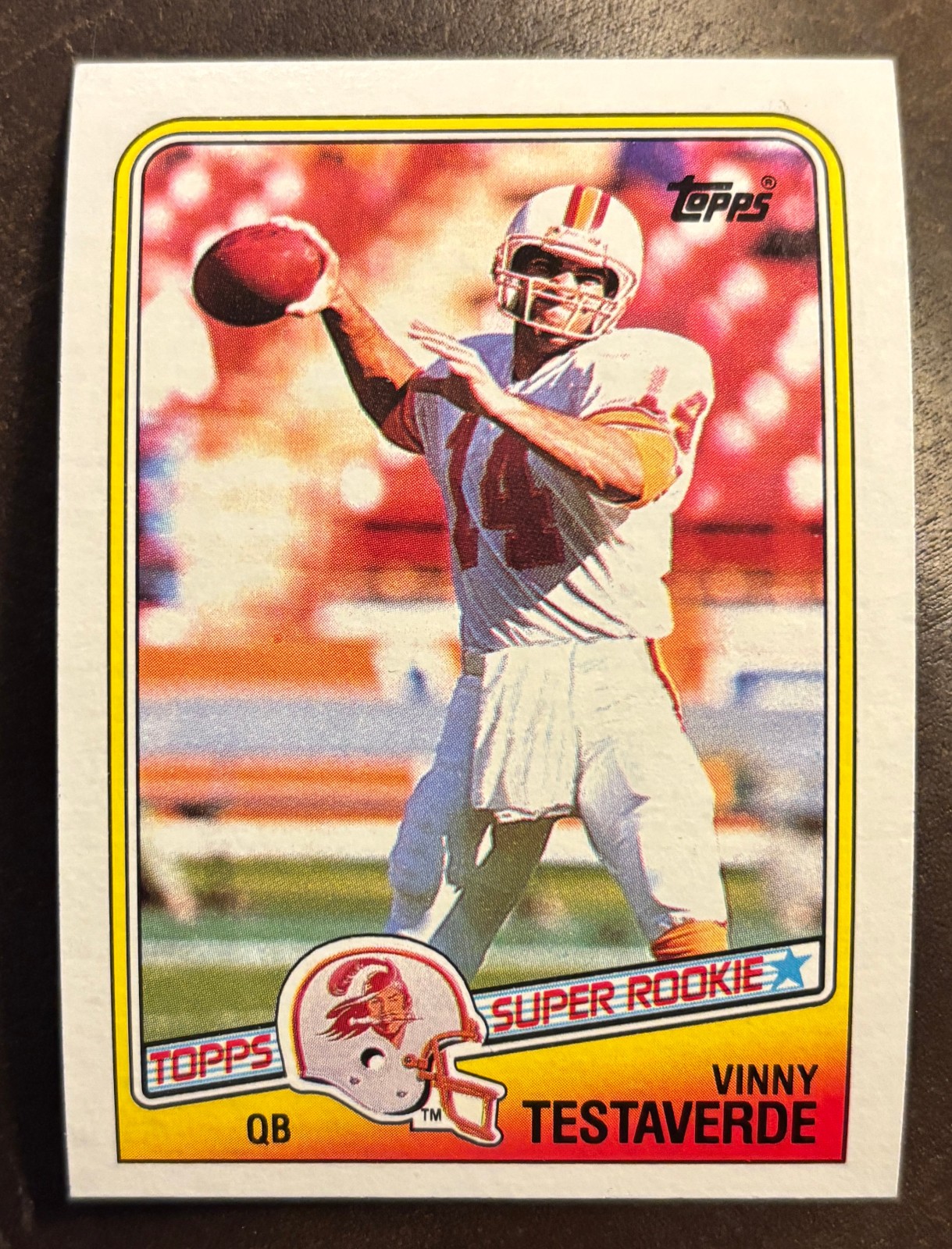 1988 Topps #352 Vinny Testaverde RC Rookie Card Tampa Bay Buccaneers