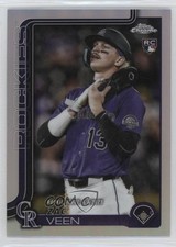 2025 Topps Chrome Update Rookie Debut Refractor Zac Veen #USC186 1kp3