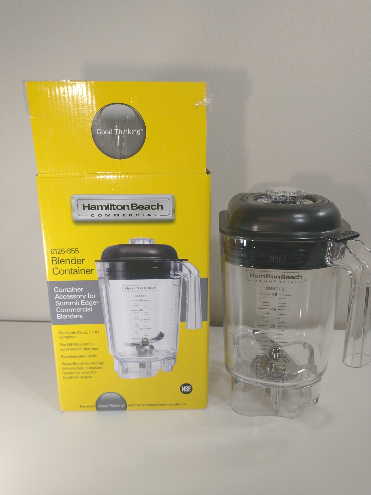 Hamilton Beach Commercial 6126-855 SummitEdge Blender Contai