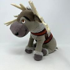 Disney Frozen 2 Sven Plush Stuffed Animal Kristoff Gray Reindeer Sitting Toy 11"