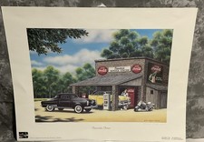 1991 Coca Cola Limited Edition Fine Art Print Signed Pamela C. Renfroe 1374/1500