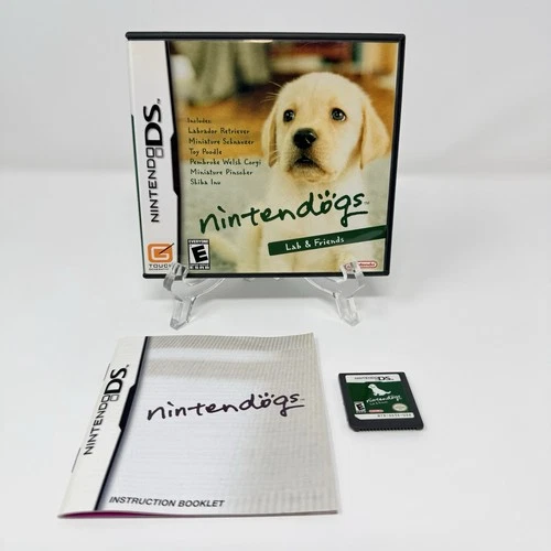 Nintendogs Lab and Friends Nintendo DS Complete CIB Tested