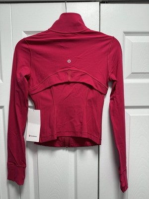 NWT Lululemon Cropped Define Jacket Nulu Mulberry Spark Size 4 | eBay