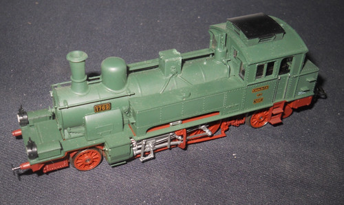 Locomotora de vapor escala HO Gutzold K. Sachs Sts.EB Época 1 2-4-2T #1769 nueva funciona | Zustand: Used