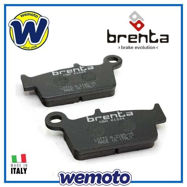 Organische BremsbeläGe Hinten FüR Moto Honda CR 500 R 1994 Brenta-image