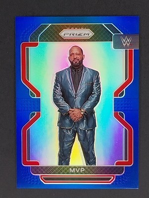 MVP 2022 Panini Prizm WWE Blue Prizm 157/199 #134