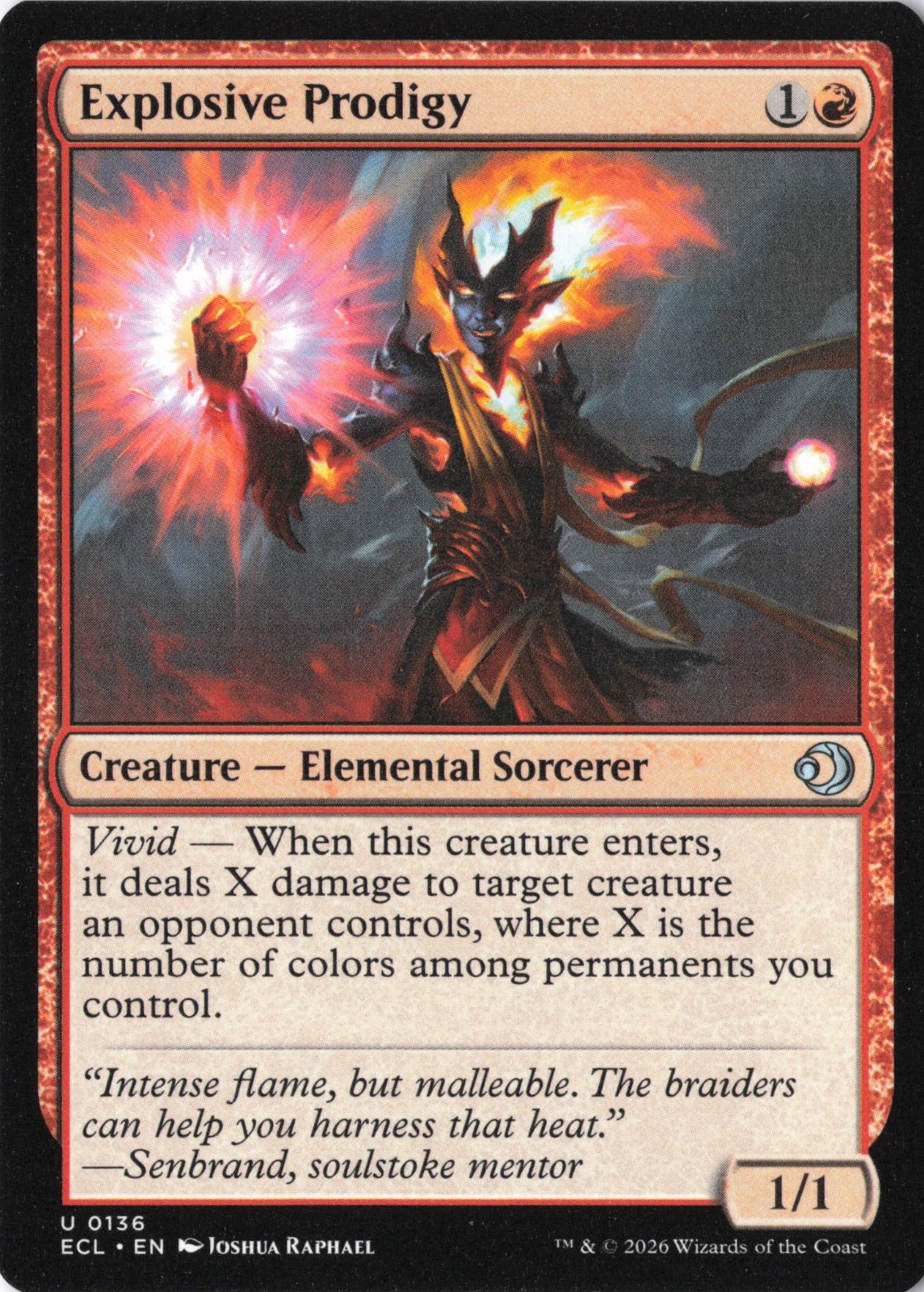 Explosive Prodigy - 0136 - Lorwyn Eclipsed - NM MTG Magic the Gathering