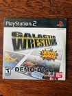 New Sealed Galactic Wrestling Demo Disc - PlayStation 2 PS2 Rare