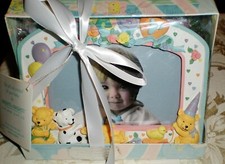 Rashti  Rashti Babi Bears  Balloons Baby Photo Frame  Keepsake Box